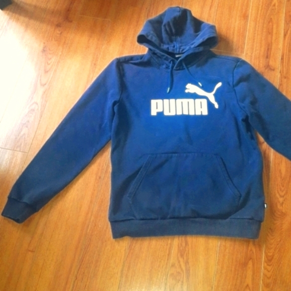 (M)🆕️PUMA🔥Host Pick🔥 Rare Royaly Blue💙 Sweatshirt Hoodie Ptp20"×L25" - Picture 7 of 12